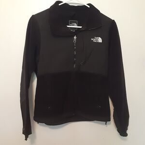 The North Face Black Womens Jacket Denali Fleece Full Zip Polartec Jacket Sz XS